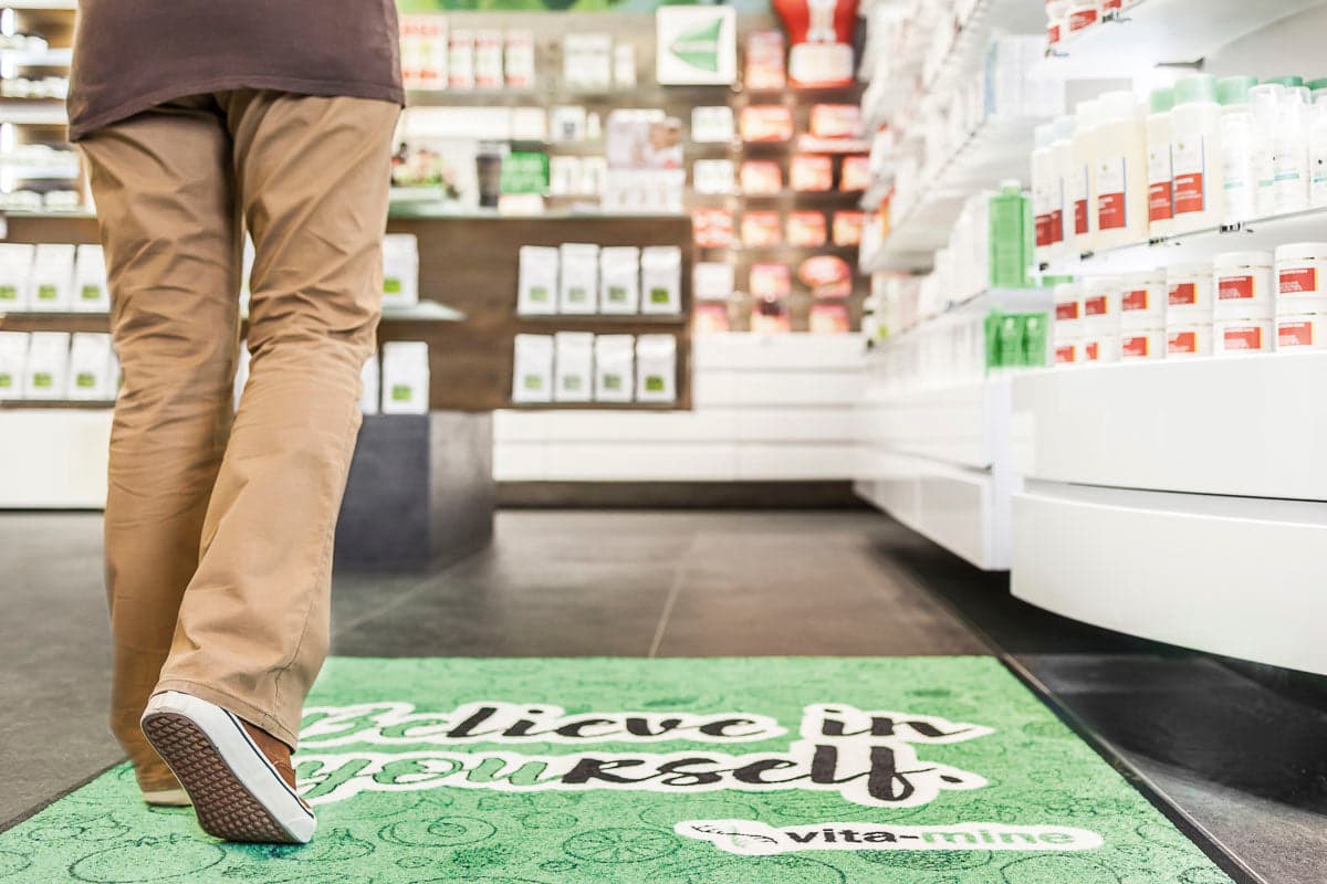Ladenmatte personalisiert von Fussmattenwelt