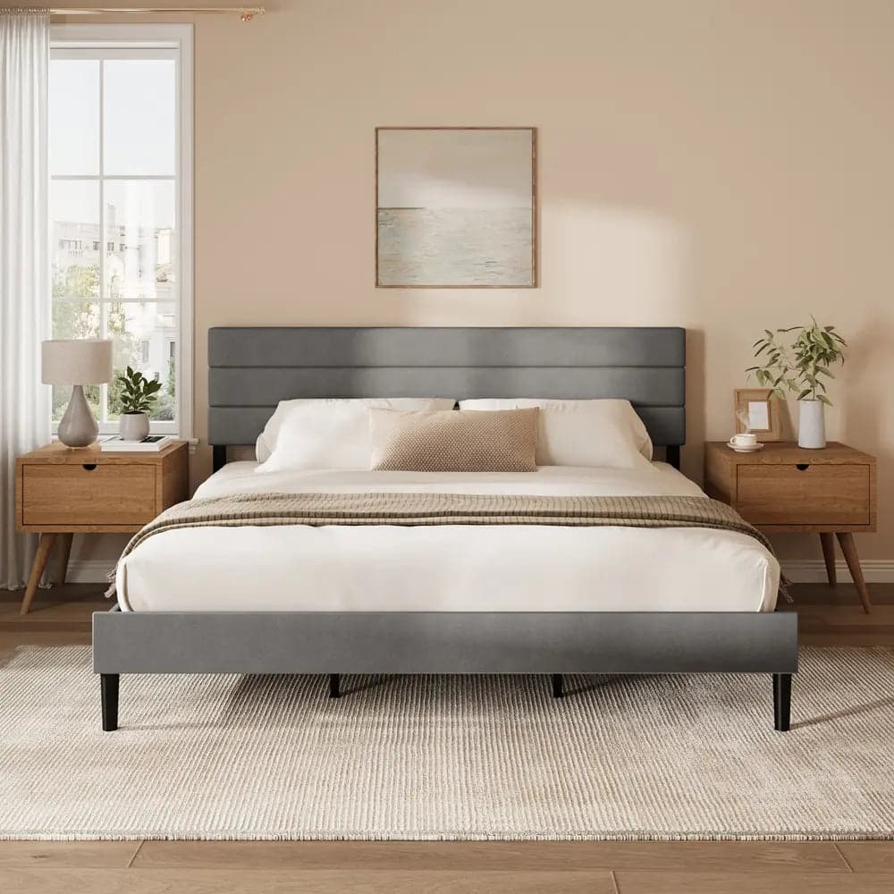 EGOHOME Essential Upholstered Bed Frame